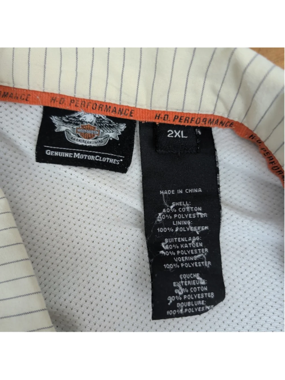 Harley Davidson Short Sleeve Button Up Striped Baseball Style Shirt XXL